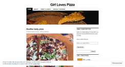 Desktop Screenshot of girllovespizza.com