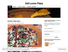 Tablet Screenshot of girllovespizza.com